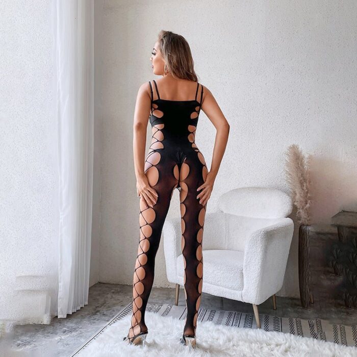 Ripped Mesh Suspenders - Image 1