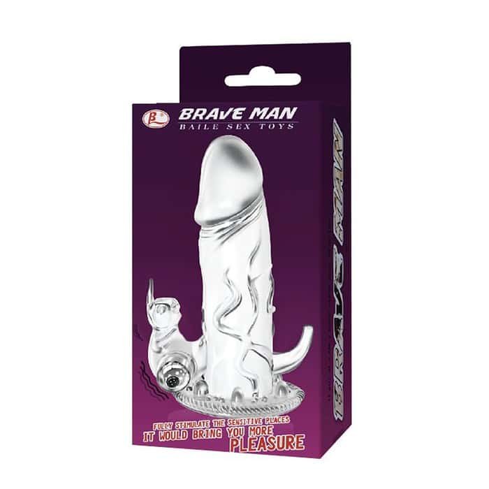 Ultimate Vaginal Ribbed Shaft Crystal Sleeve - Image 4