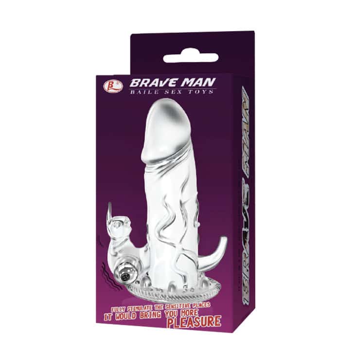 Ultimate Vaginal Ribbed Shaft Crystal Sleeve