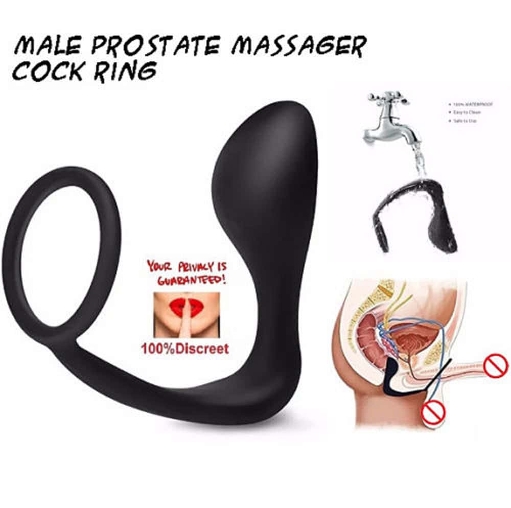 Male Prostate Massager Cock Ring Anal Plugs