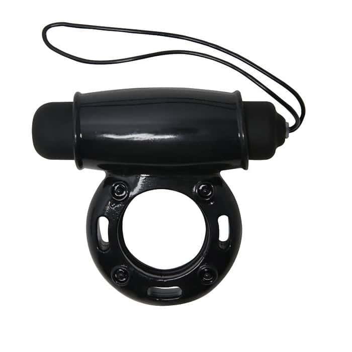 20 Speed Vibrating Cock Ring In Black - Image 3