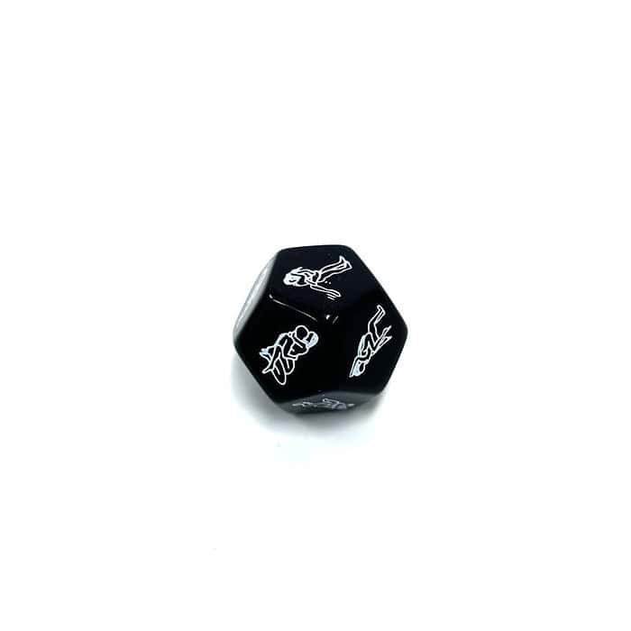 Black 12 Sided Sex Dice Couples Game - Image 4