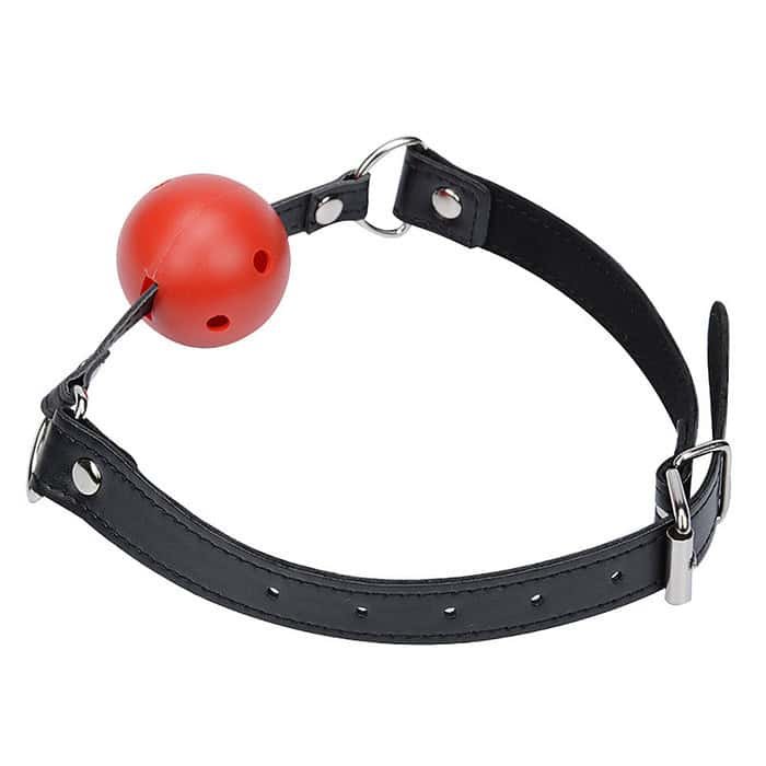 Adjustable PU Leather SM Game Unisex Mouth Ball Fetish Restraint Ball - Image 3