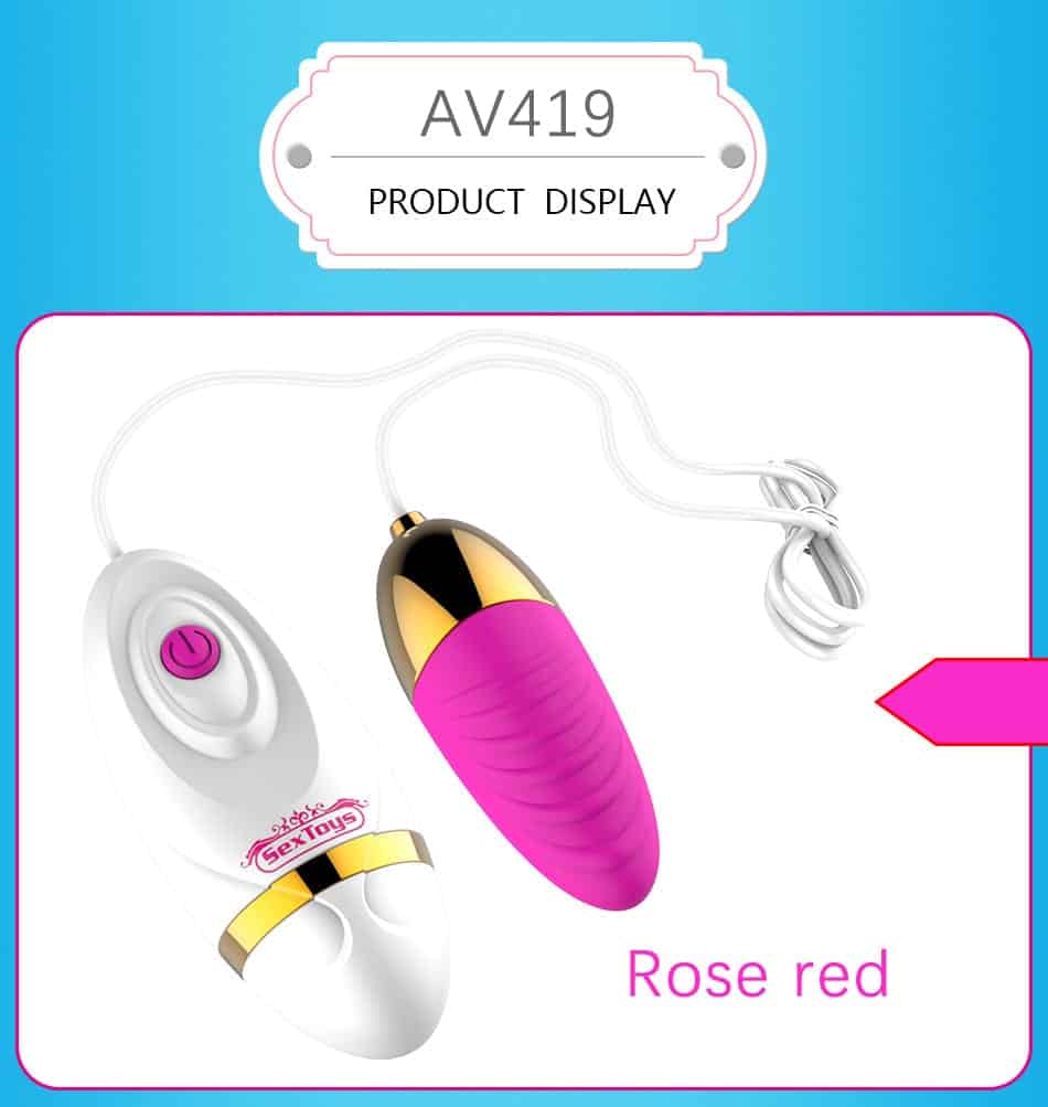 12 Speed Vibrating Egg Remote Control Silicone Bullet Vibrator