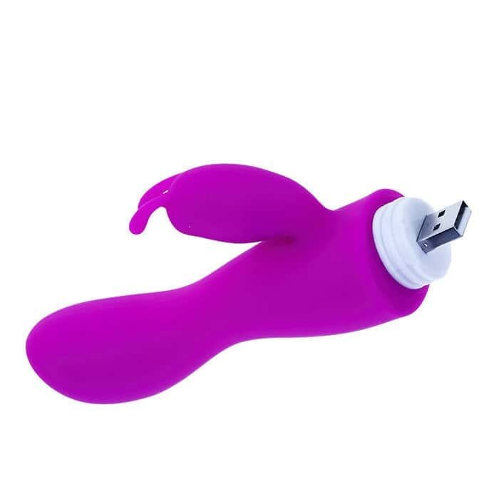 30 Speed USB Rechargeable Rabbit Vibrator - Image 5