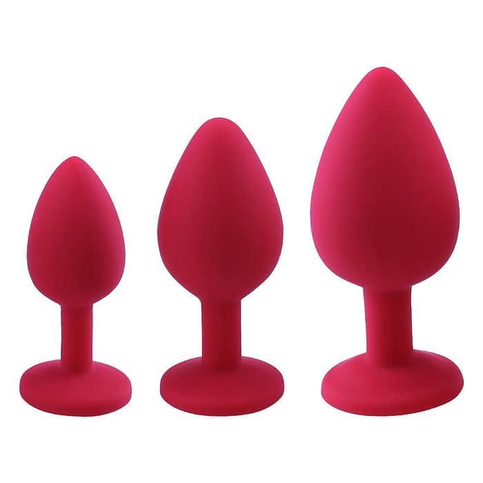 Jewelry Anal Plug Silicone Waterproof Training Kit - Image 9