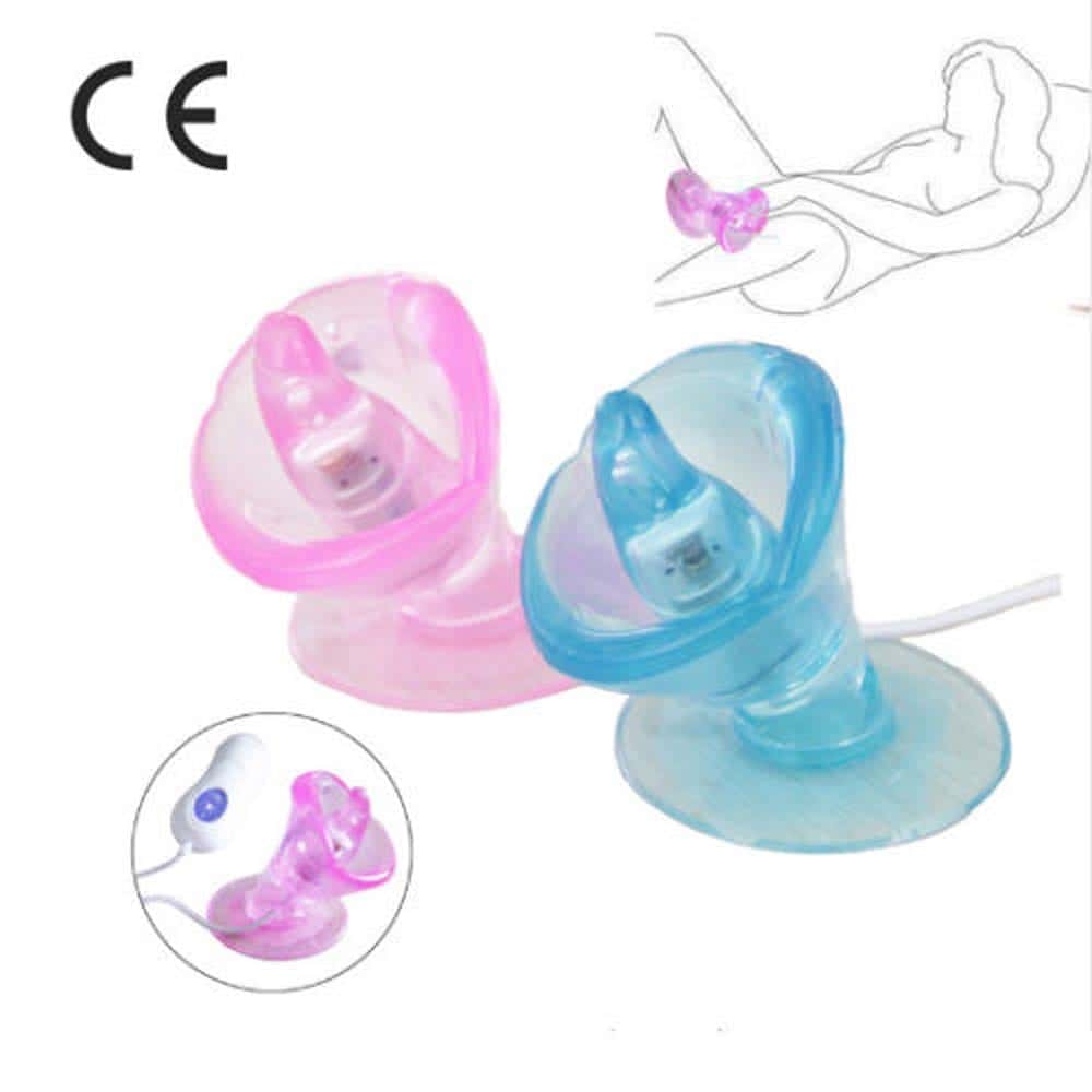 10 Speed Suction Cup Tongue Vibrator Pussy Massager
