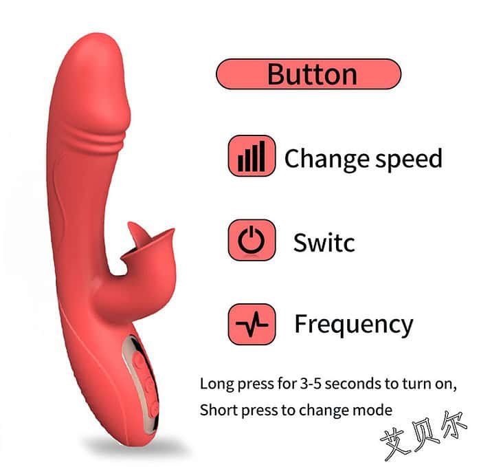 Tongue Licking Double G - Spot Vibrator - Image 4