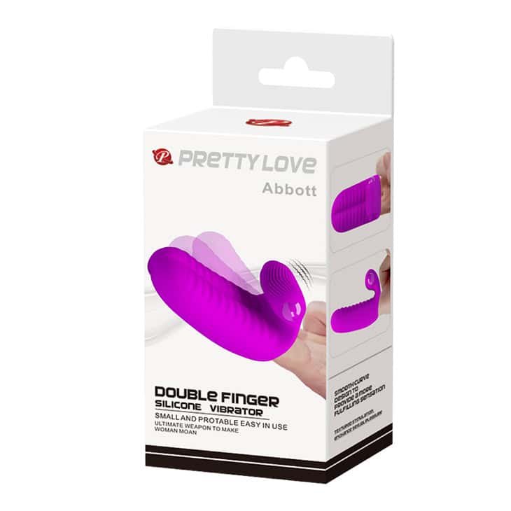 Vibrating Finger Exciting Sex Toy Vibrator In Purple