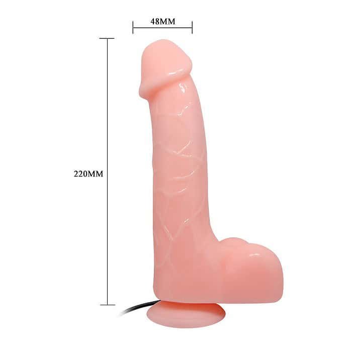 Multi-Speed Vibrating Huge Dildo - Image 4