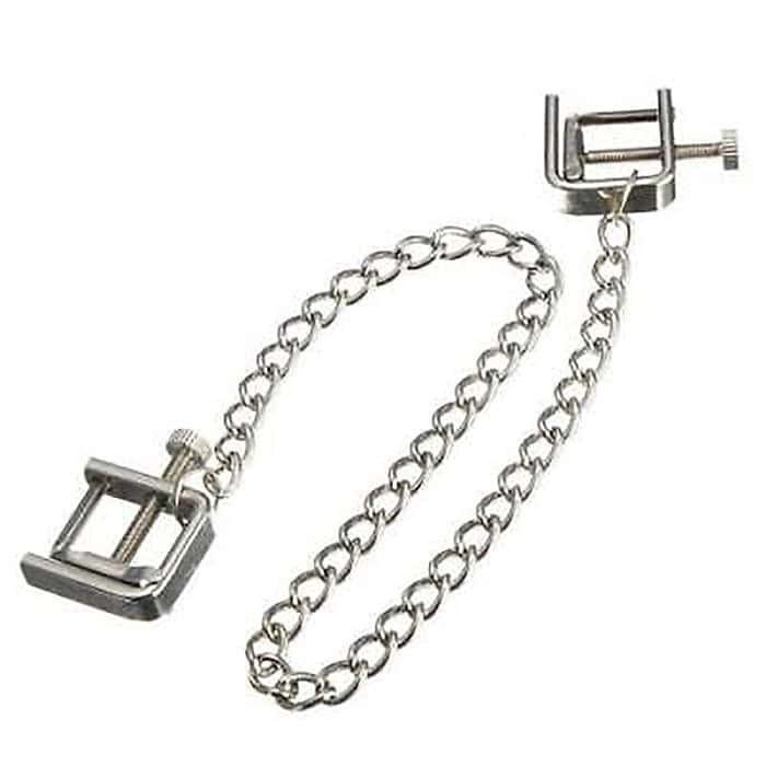 Metal Chain Nipple Clamps Stimulation Labia Clips - Image 3