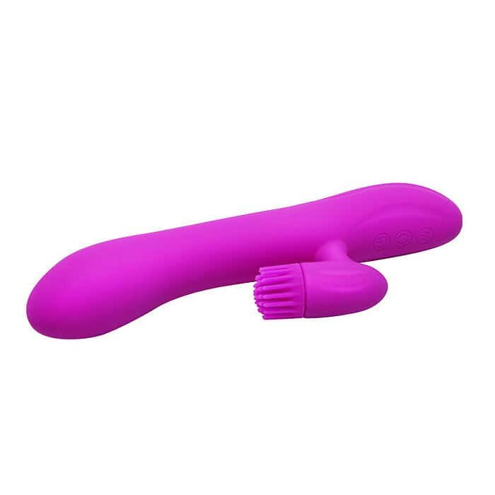 7 Speed Silicone USB Tongue Rabbit Vibrator - Image 4