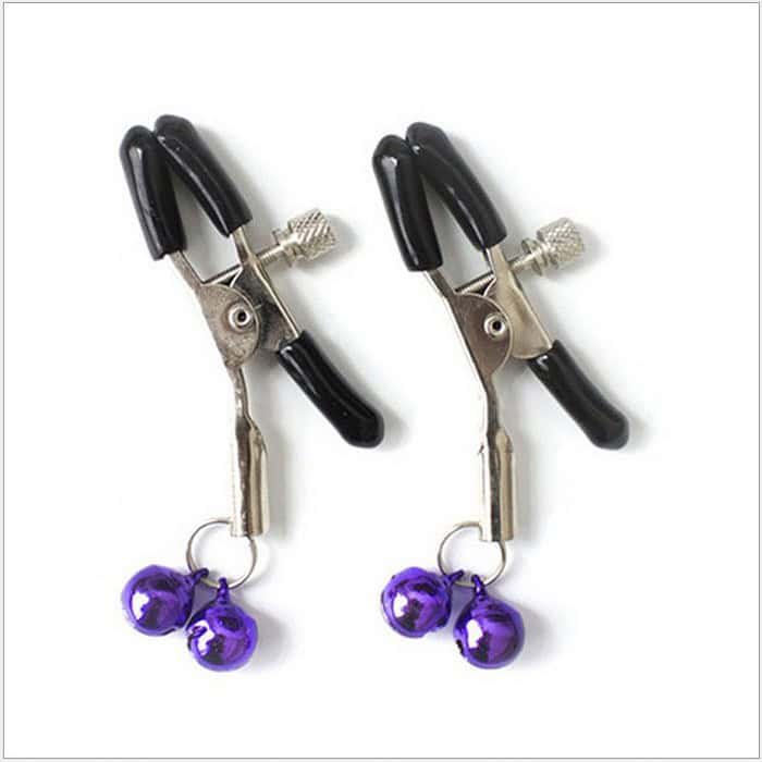 Metal Nipple Clamps Teasing Stimulates (2 bells) - Image 5