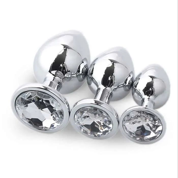 Anal Plugs Stainless Steel Metal Butt Plug (S) - Image 9