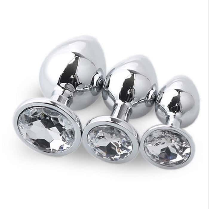 Anal Plugs Stainless Steel Metal Anal Butt Plug (L) - Image 9