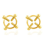 A pair of adjustable stainless steel milk rings - Image 4
