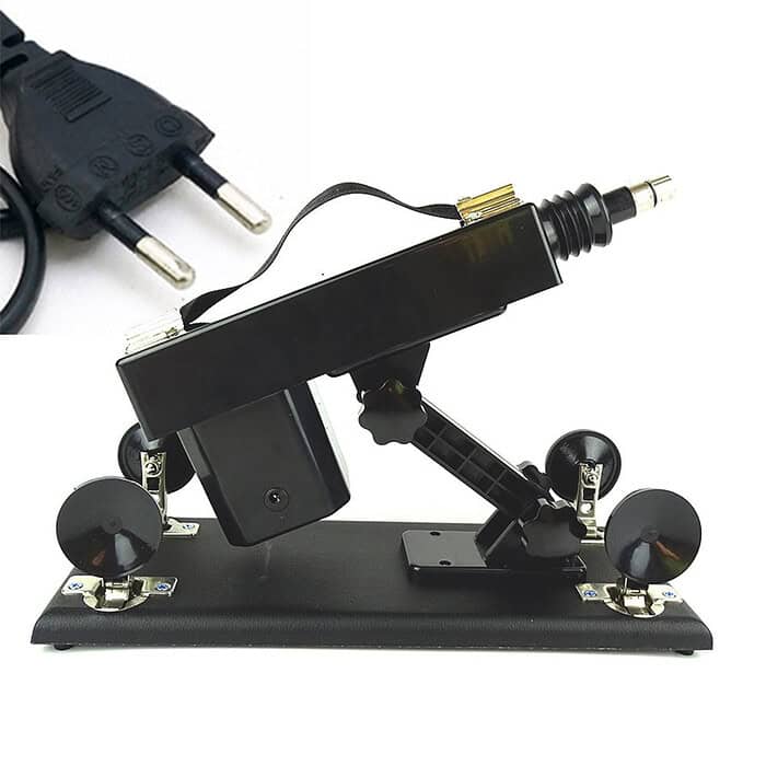 Black Sex Machine with 5 Dildos for Women - Image 3