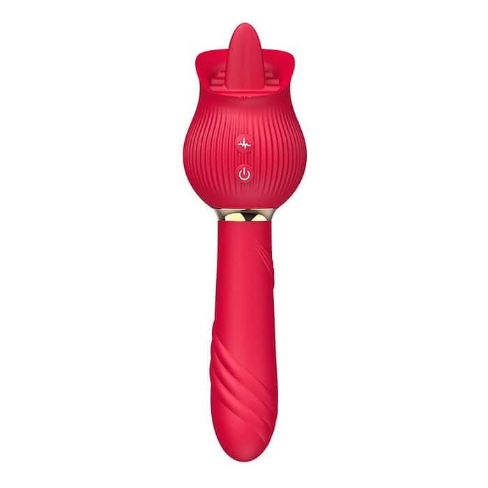 12 Frequency Tongue Rose Vibrator - Image 2