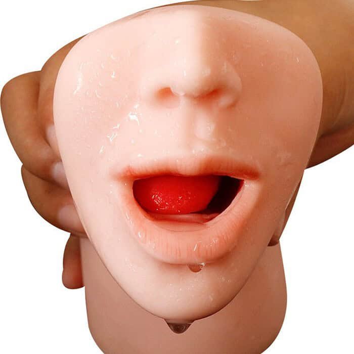 Male Masturbator Realistic Oral 3D Deep Throat Blow Job Sex Dolls - Image 4