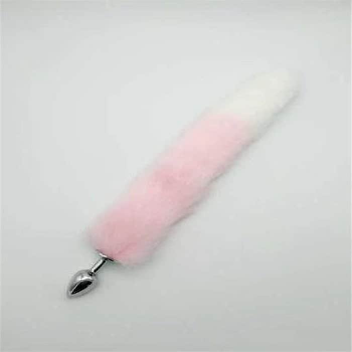 False Fox Tail With Metal Anal-Butt Plug - Image 9