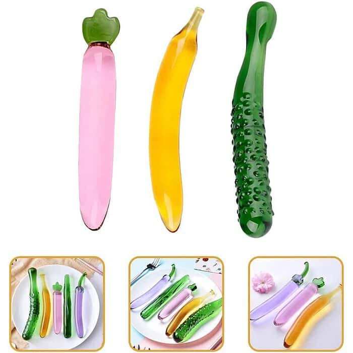 Simulation Vegetable Glass Anal Plug - Image 18